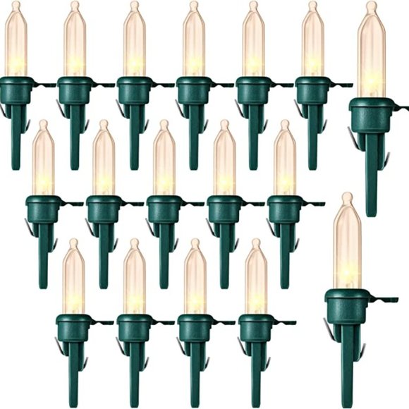 60 Pieces Christmas LED Replacement Warm White  Bulb A015 - Picture 1 of 6